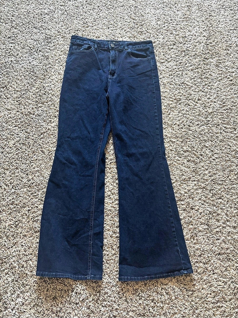 Indigo Six Wide Leg Jeans in Blue Waist 30/10